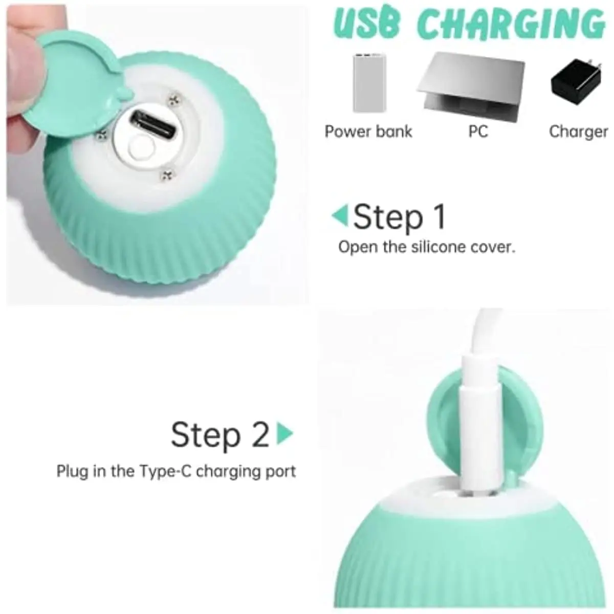 Smart Cat Toys Automatic Rolling Ball Electric Cat Toys Interactive for Cats Training Self Moving Kitten Toys Pet Accessories