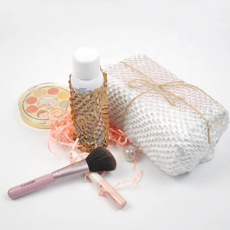 High-quality 3D hexagonal honeycomb protective kraft paper roll craft Cushioning Wrap