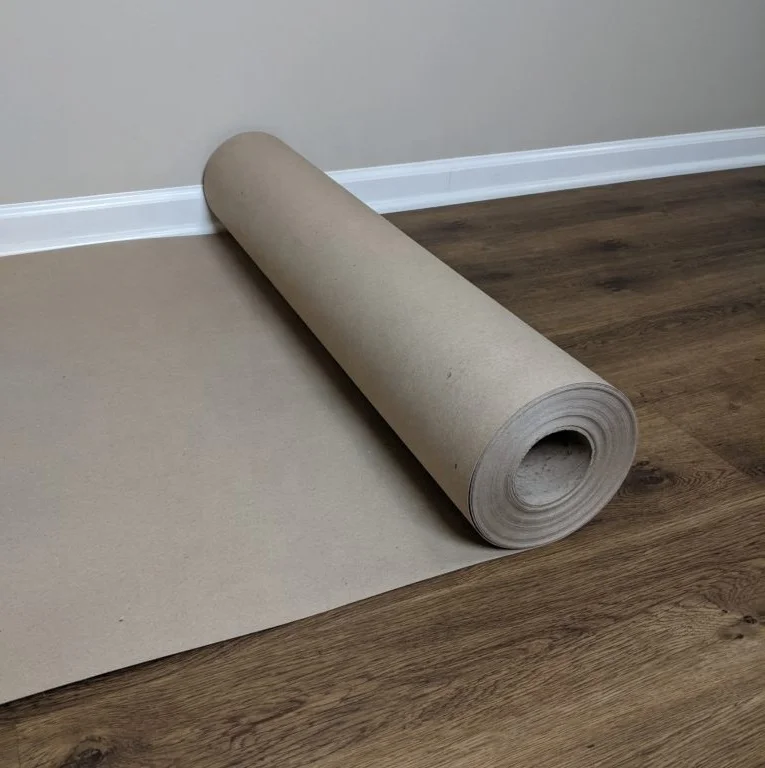 Kraft paper construction floor protection covering paper , heavy duty floor protection materials