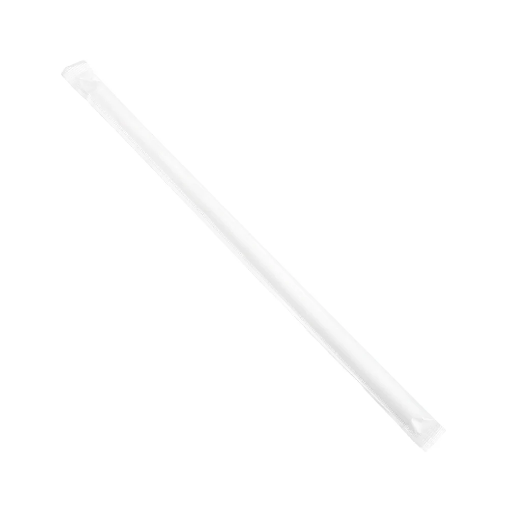 Hot selling pla boba straws black white green transparent straws pla disposable packaging straws
