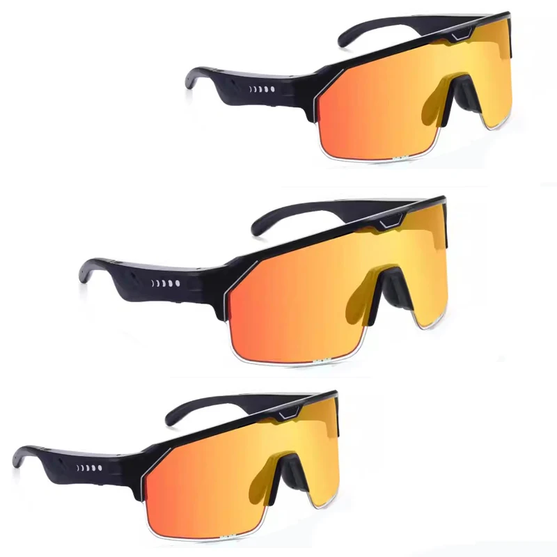 Slide Touch Color Change Mirrored Sports Sunglasses Women Men Brand Designer Face Shield Sun Glasses Cycling Shades