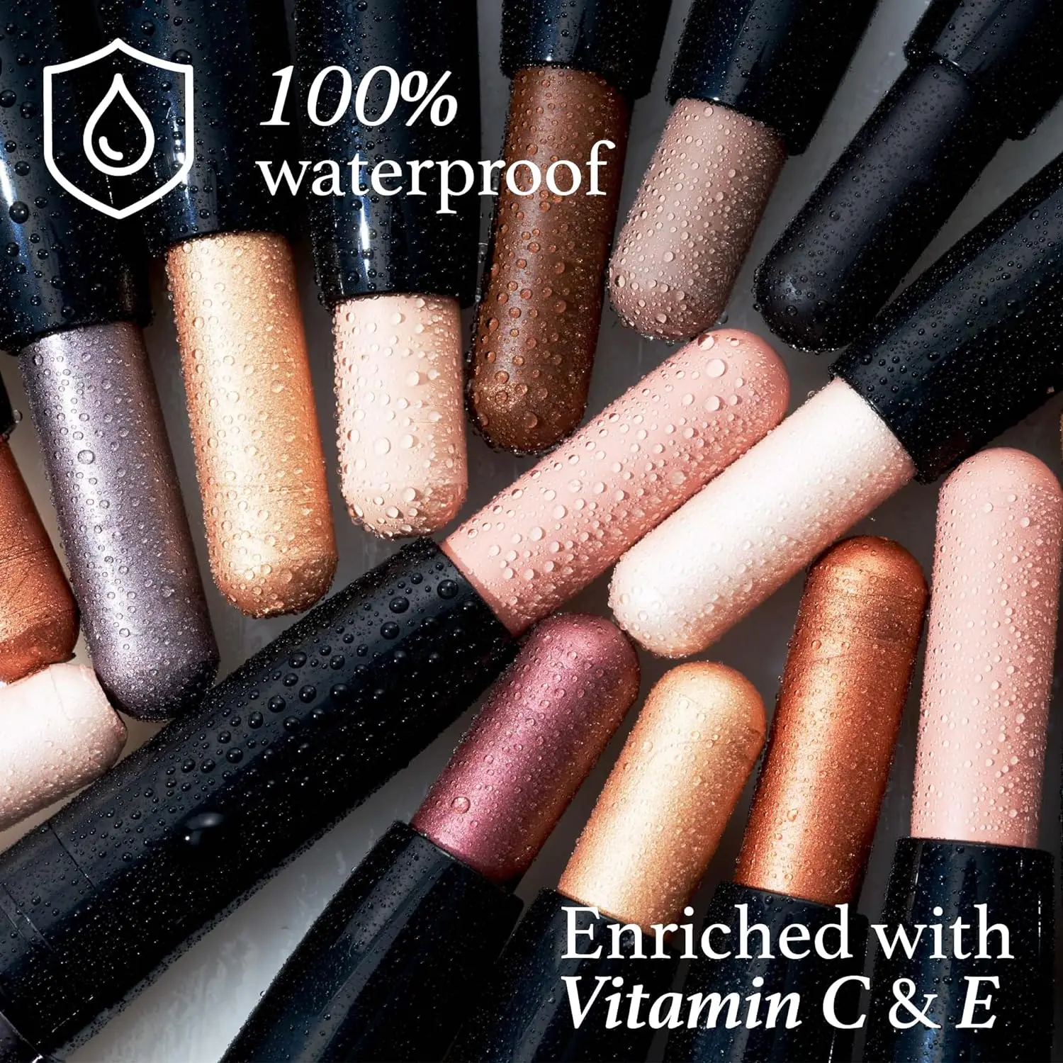 MLM Custom Makeup Hot Sell Private Label Vegan Cosmetics Makeup Eye Shadow Double Head Highlighting Glitter Eyeshadow Stick