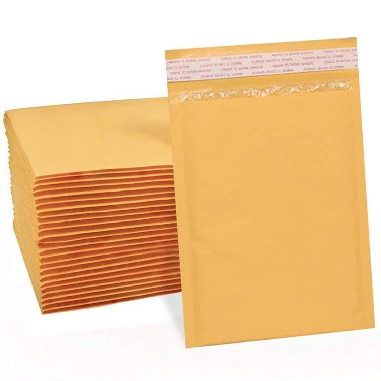 Hot Sale High Quality Kraft Paper Bubble Padded Kraft Shipping Envelopes for Package
