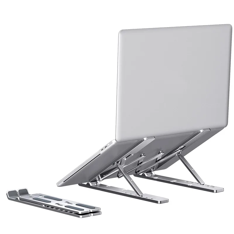 Ls501 6-angles Adjustable Notebook Stand Aluminum Oxidation Process Portable Laptop Stand