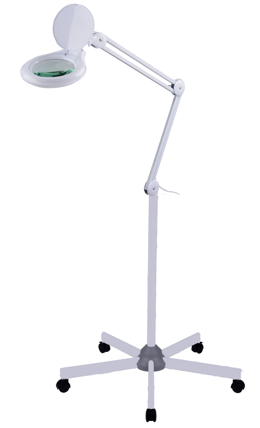 factory customized floor lamp magnifying glass with led light used spa equipment