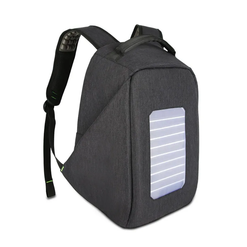 Nylon waterproof laptop backpack for men mochilas casuales de deporte outdoor casual sports solar solar panel backpack