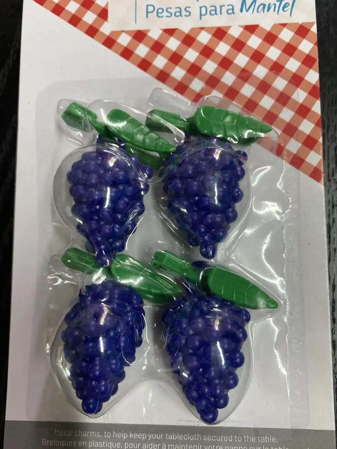 
Metal Decorative Tablecloth Weight Clip With Fruit Design masa ortusu klipsi 