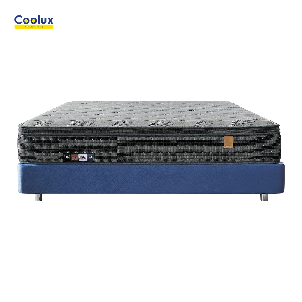 New Product King And Box Set Tanzania Pocket Single Euro Top Spring Mattress