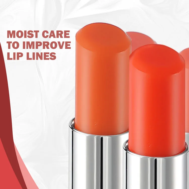 Luxury Repairing Moisturizing Anti Lip Wrinkle Cosmetic Color Changes Natural Herbal Organic Vegan Lip Balm