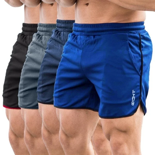 
Wholesale 2021 Men Running Shorts Bodybuilding Muscle Training Sportswear Exercise Gym Fitness Shorts 