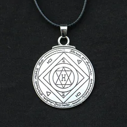 Viking amulet pendant necklace Solomon pentagram seal pendant pagan witchcraft jewelry couple necklace
