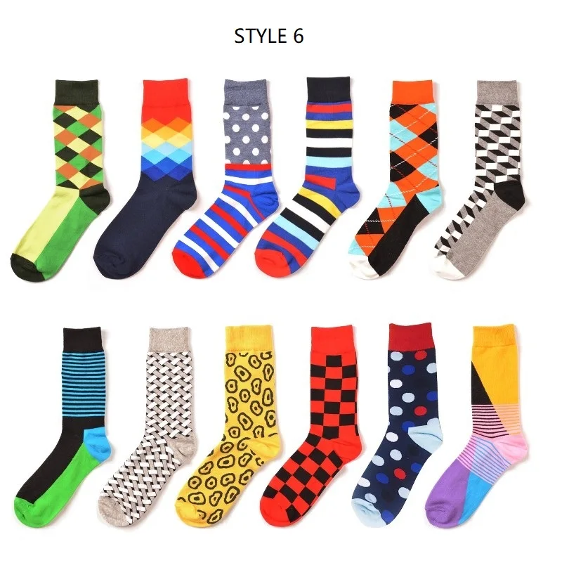Kousen Заводской Дизайн Socken Пользовательский логотип хлопок Calcetines трубка красочные женские счастливые