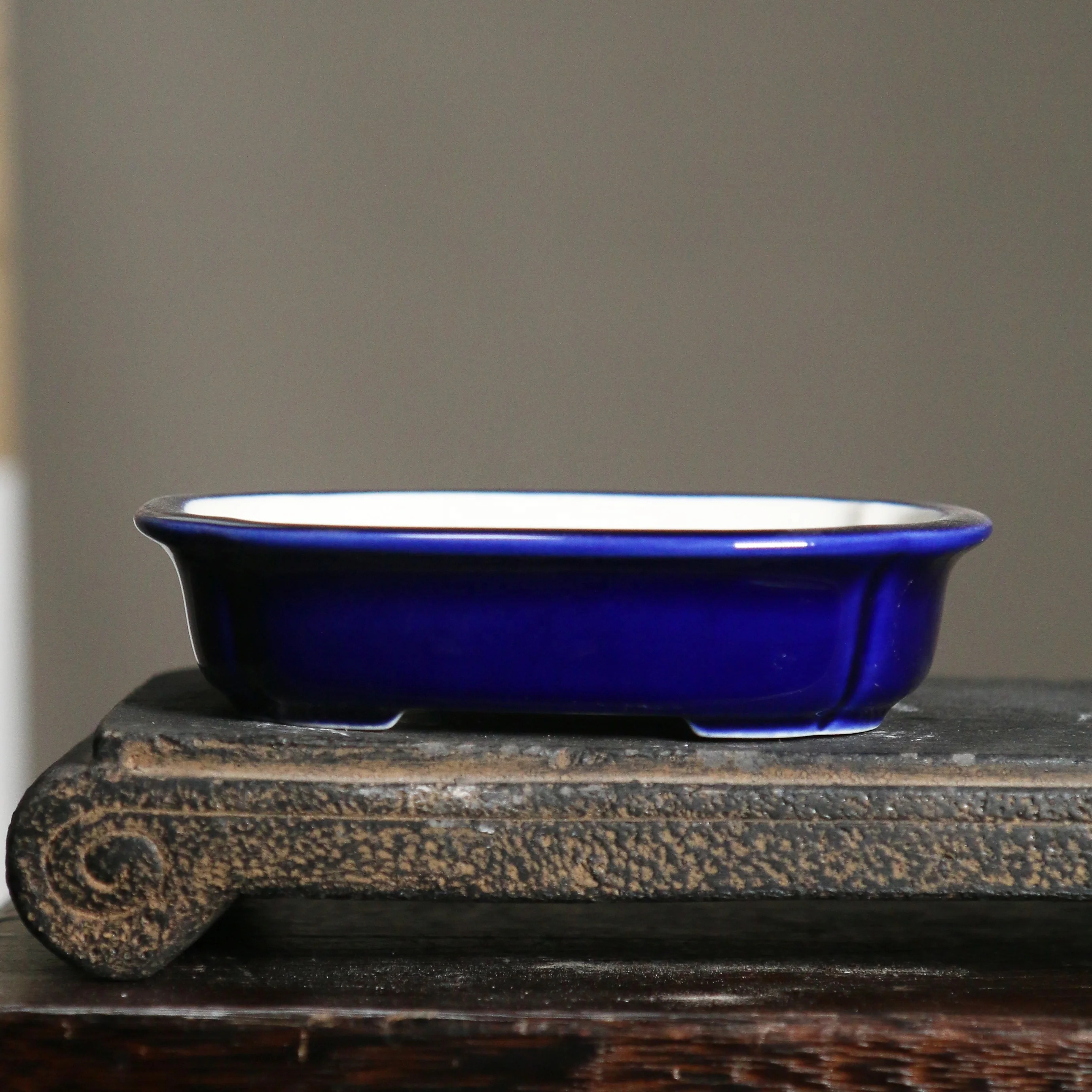 Yixing glazed handmade pot Yixing bonsai pot