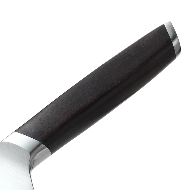 High quality 5 inch japan fruit knife with ebony wood handle with magnetic gift box