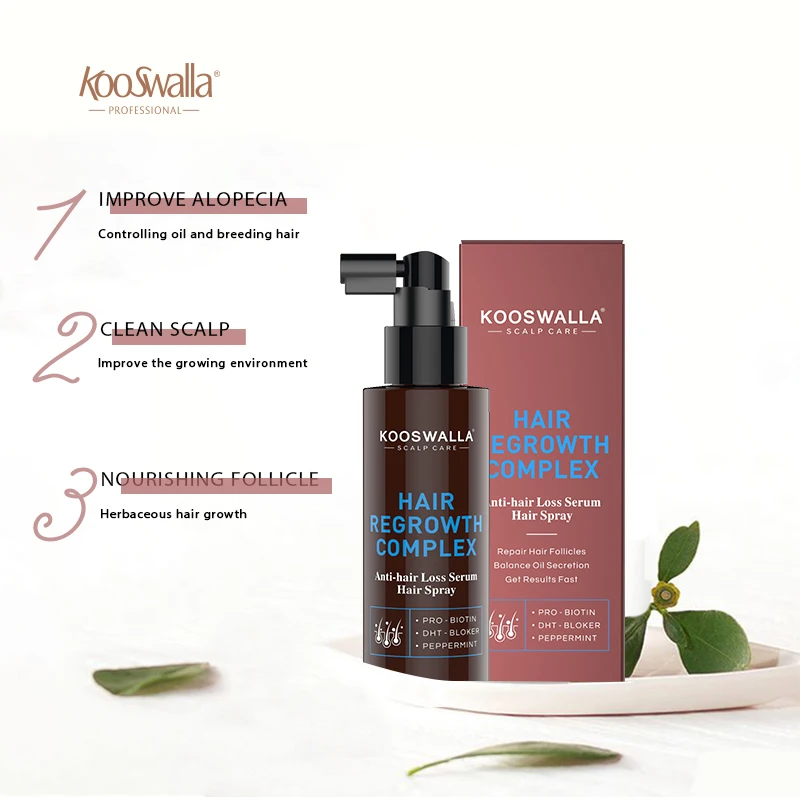 
Kooswalla high quality pure hair growth water spray for men 100ml 