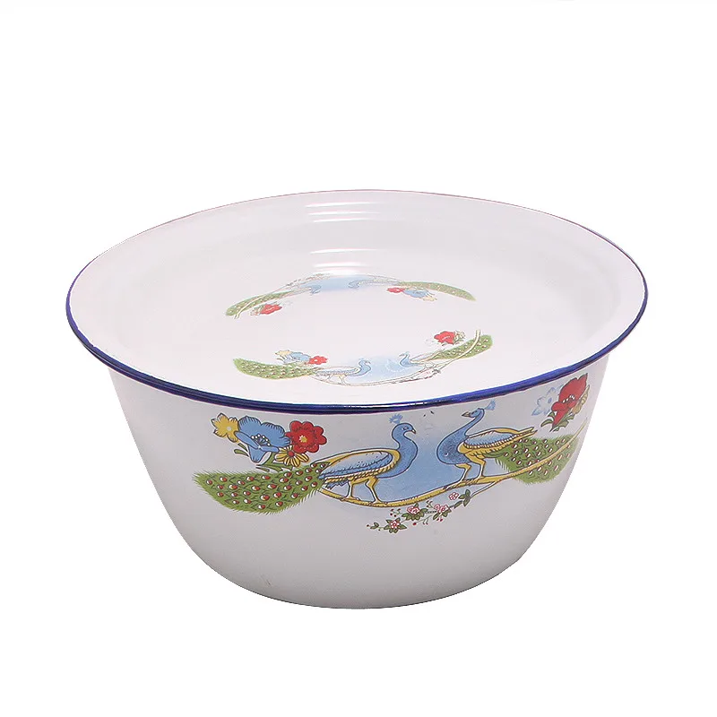 Fine Quality China Manufacturer   Casserole Pot  Cover Setenamel Enamel Finger Bowl