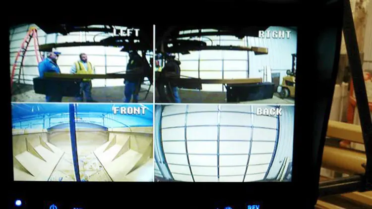 7 Inch Quad Lcd Monitor For Rear Camera 12V 24V