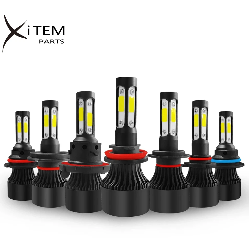 X7 car led headlight H4 H7 H11 H13 9005 55w 8000lm high power led headlight for car