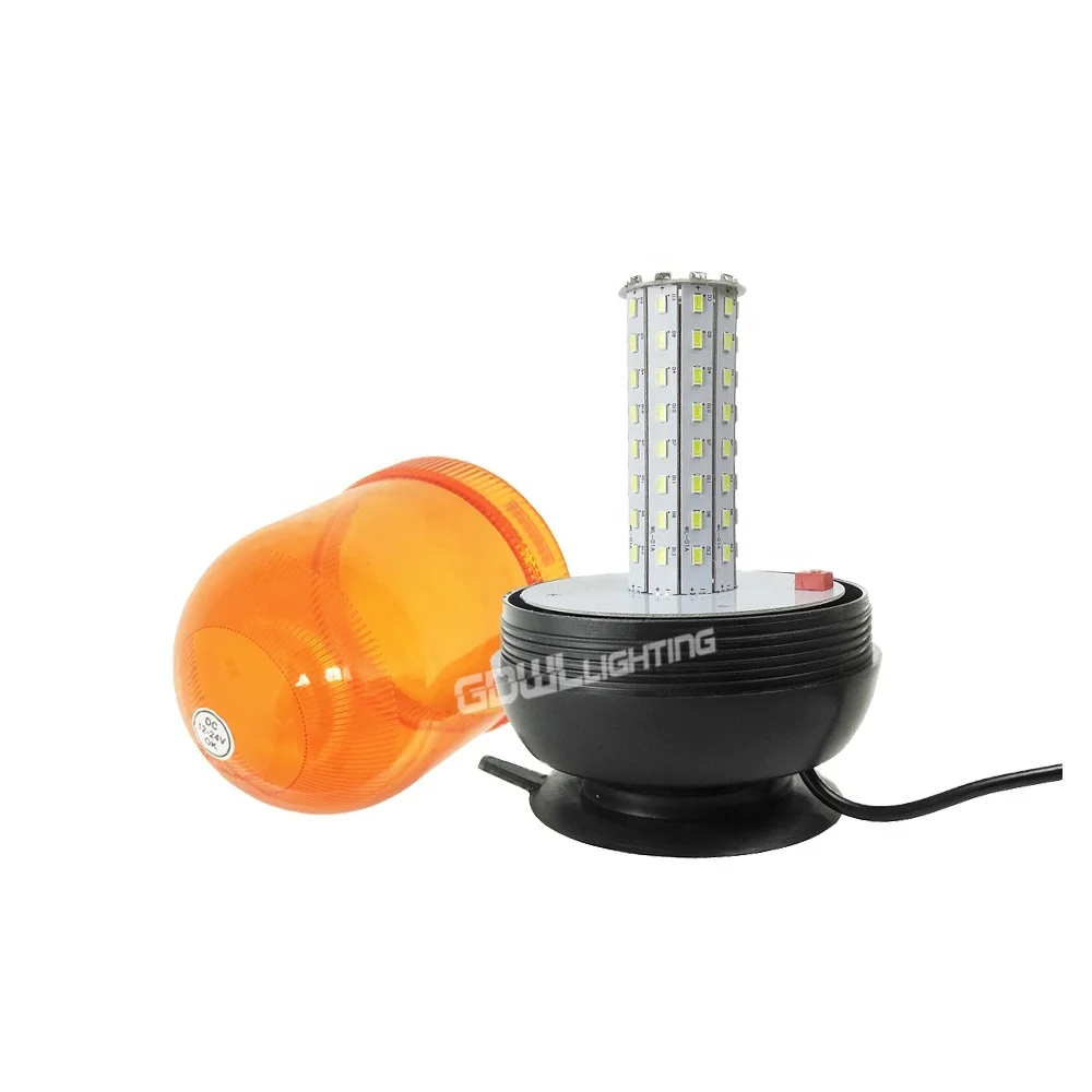 China Supplier Manufacturer DC12/24V LED Rotating Beacon For Truck Tractor Cars Led Beacon Warning Light