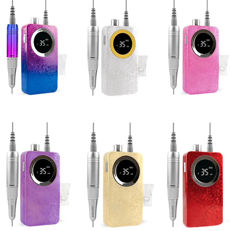 2021 Best-selling Manicure Drill Nail Equipment Personal Care Nail Suppliers Low Noise Electronic Nail Drill File Machine