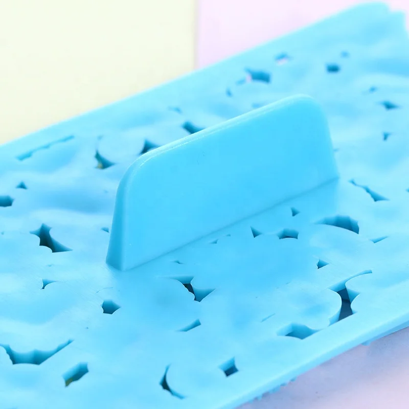 Happy Birthday Cake Tool Plastic Mold Cookie Cutting Embosser Plastic Stamp Cake Mold Tools Fondant Mold