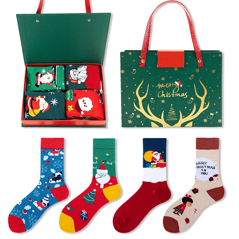 Bioserica Era christmas socks in box funny christmas gift sock christmas socks set
