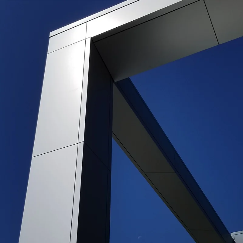 Perforated Alloy Plate Exterior Ip65 Waterproof Outdoor Led Linear Aluminum Small Photo Frame For Wall Hanging