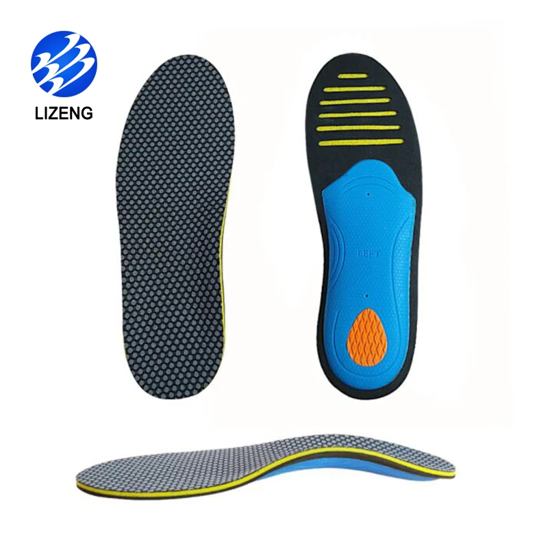 Image of Insoles Cushion Shoe Templates EVA Blue Sports & Comfort Insoles Sports Insoles | Orthotic Insoles | Running Insoles
