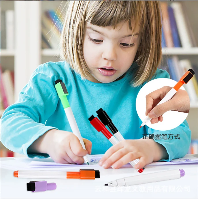 Good Quality Favorable Price Fine Tip  Low Odor Magnetic Dry Erase Pen For School Office