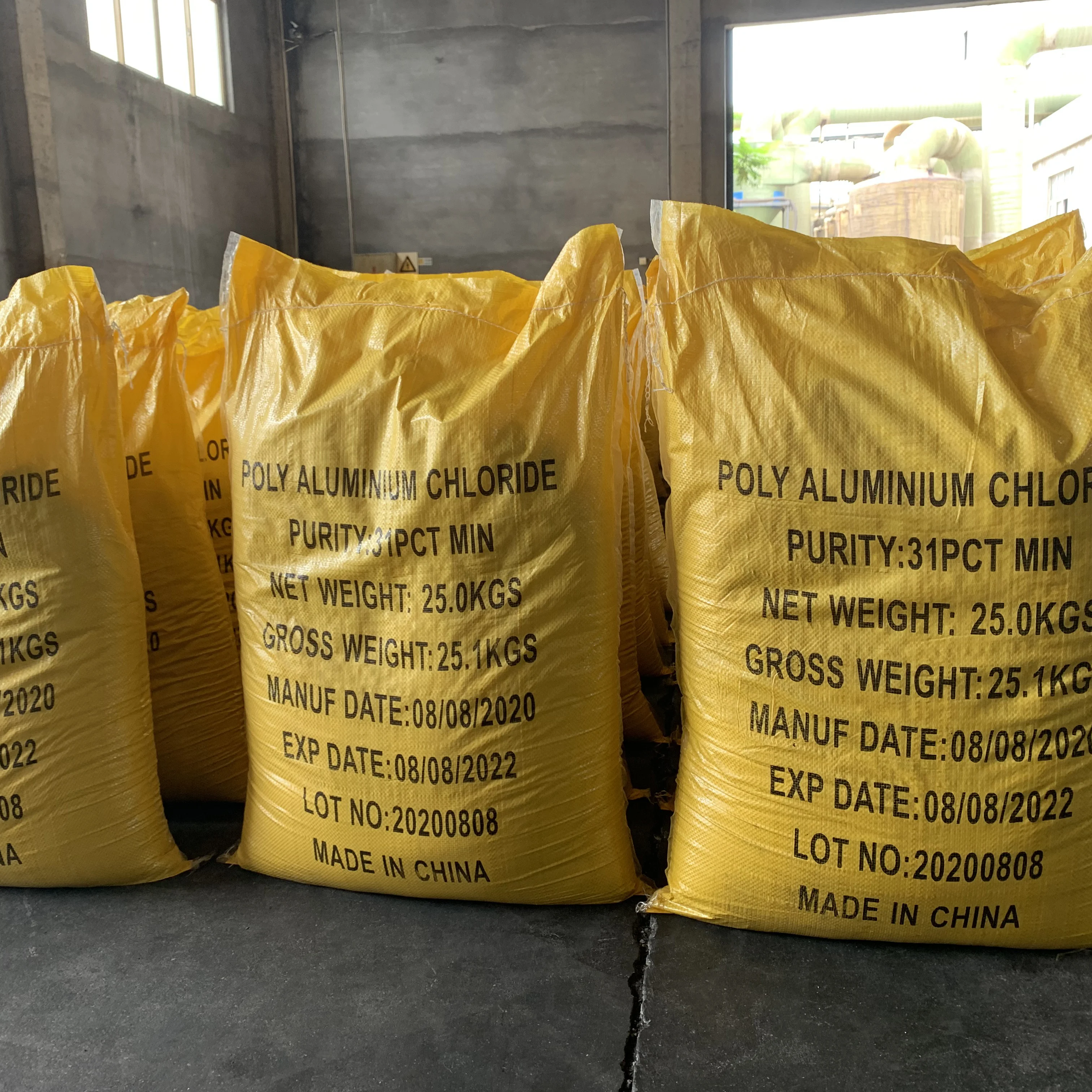 Полихлорид алюминия (PAC), используемый при обработке воды