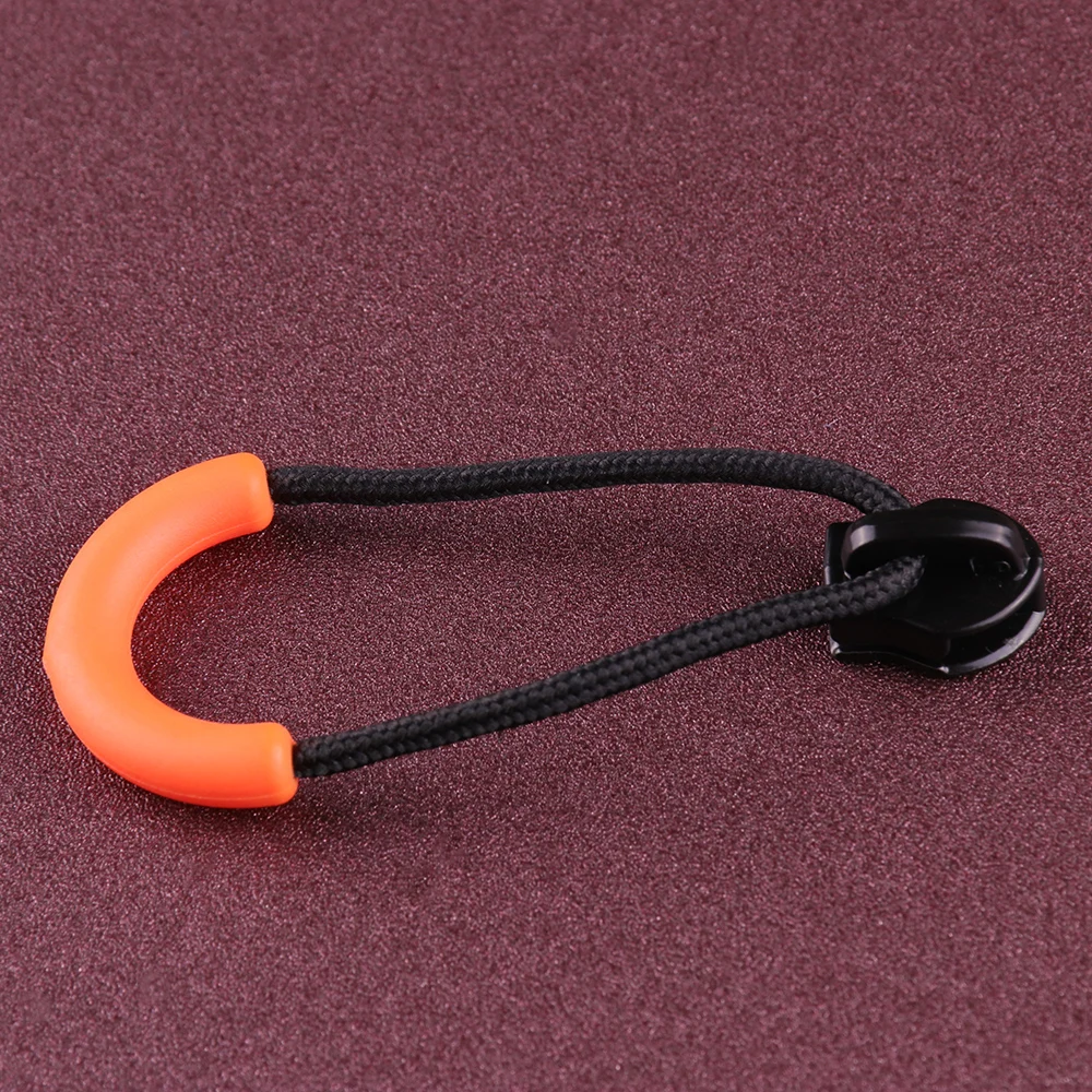 YUANXING Custom Logo Colorful Rubber Personalized Handbag Zipper Slider Rope Pulls Plastic Rope For Zipper
