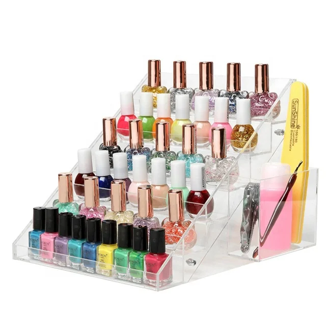Wholesale Fashionable Countertop Acrylic Material Opi Nail Polish Display Rack