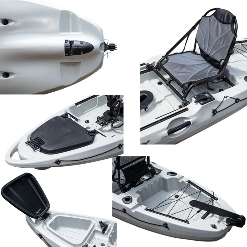 pedal boat fishing kayak with rudder