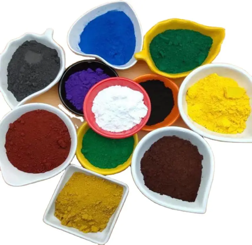Iron Oxide Red/Yellow/Black/Green/Blue Iron Oxide Pigment For Brick Concrete Pigment