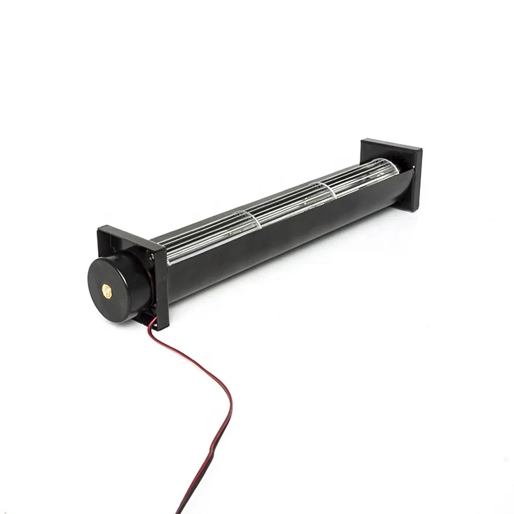 Wholesale Aluminum blades DC 30240 cross flow fan used for charging pile black 12V24V tangential fan