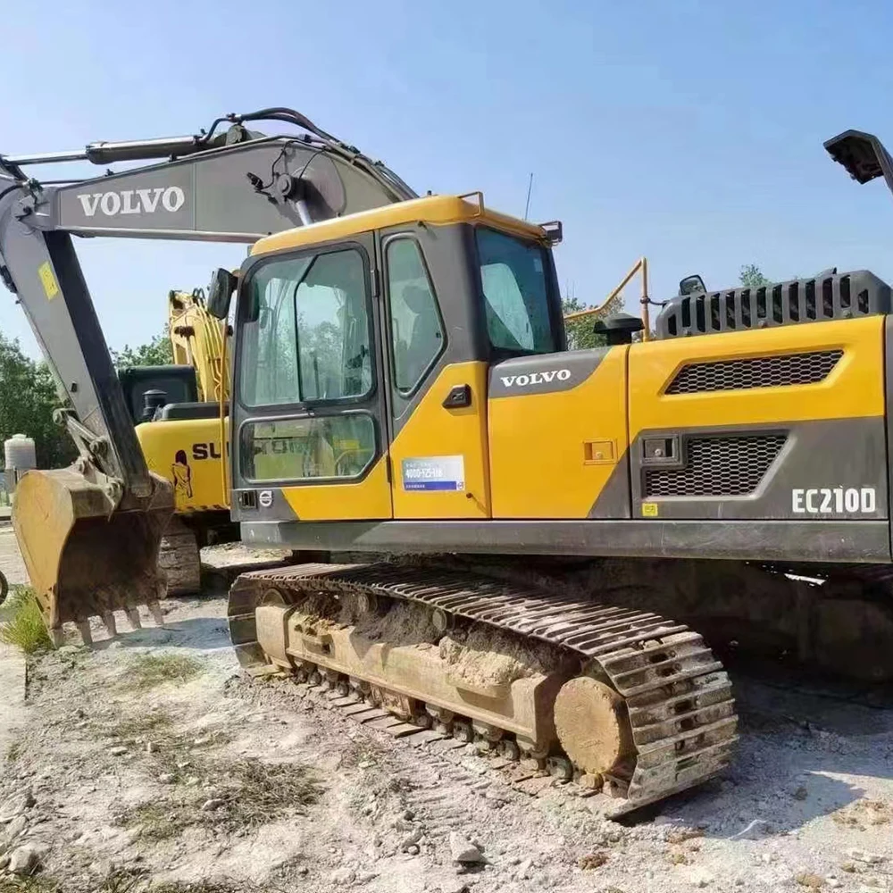 New Arrival Original 21 Ton Used Construction Equipment Volvo EC210D  Excavator For Sales