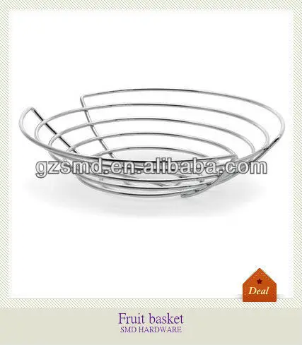 Factory Price Black Round Metal Wire Basket