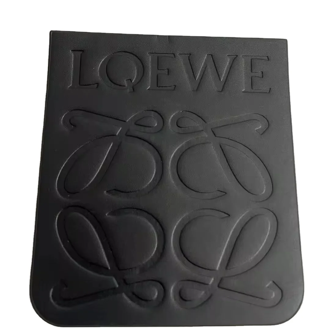 Clothing ultra-fibre standard hot pressing brush oil edge velvet fur label all kinds of ironing clothing trademark cowhide