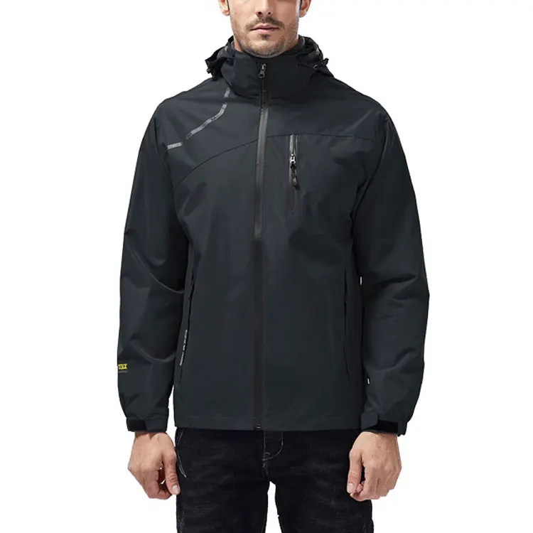 OEM Custom 100% Polyester Mesh Liner Insert Full Zip Up High Neck Workout Men Windbreaker Jacket