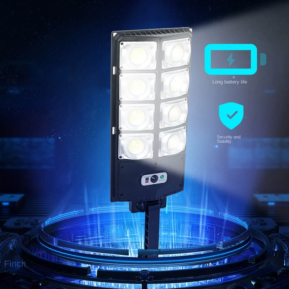 New LED strong light solar garden body sensor outdoor lighting waterproof street light