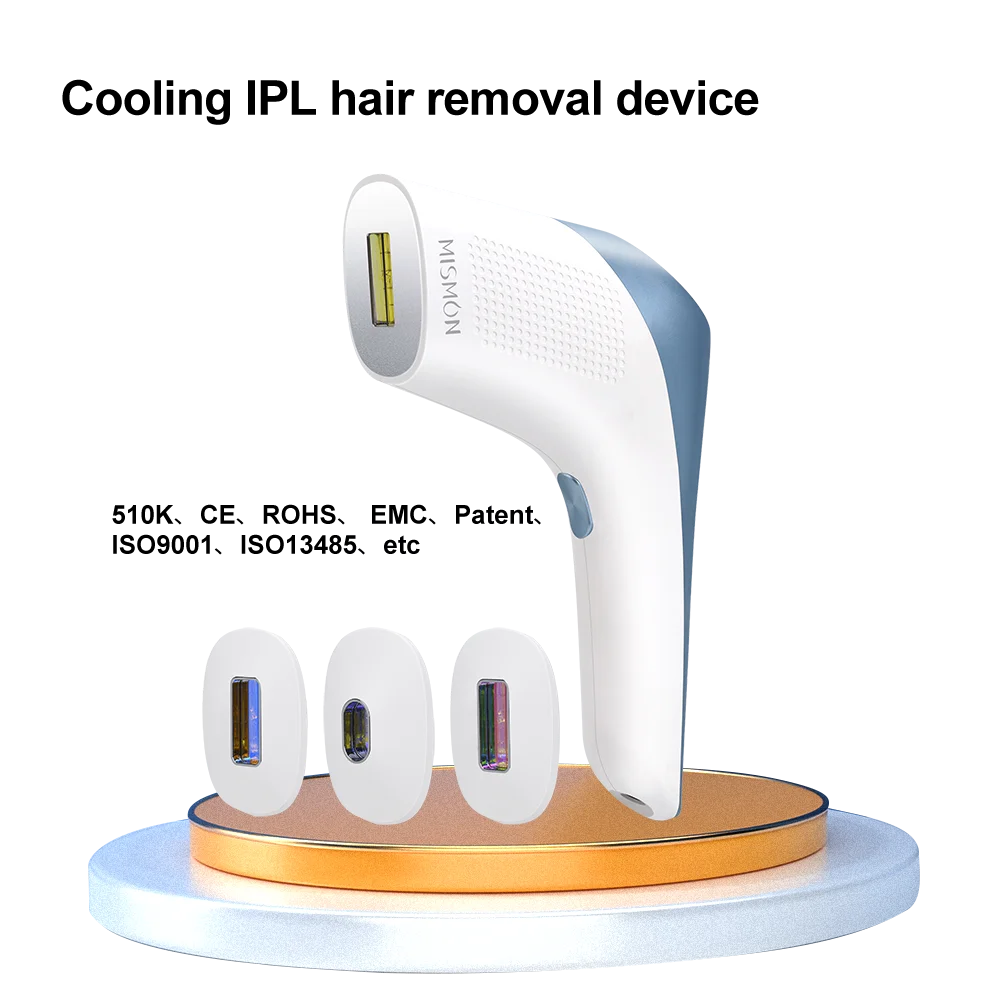 Unlimited flashes cooling ice depiladora new machine handset device laser ipl hair removal