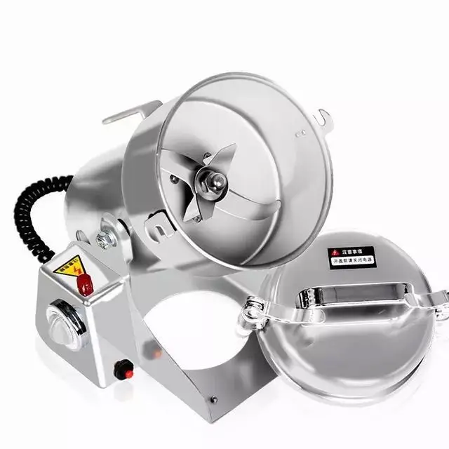 Small 3000g Spice Herb Salt Rice Coffee Bean Cocoa Corn Pepper Soybean Leaf Mill Powder Grinder Grinding Machine