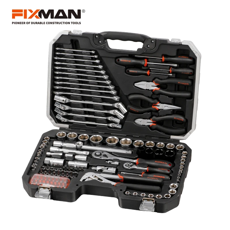 124pcs Repairing Motorcycle Mechanic Limit Switch Tools Box Set