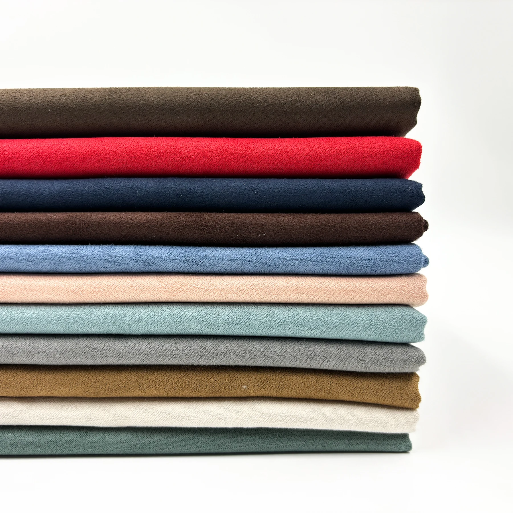 In Stock Multi-Color Woven Weft Five-Harness Satin Suede Fabric for Sofas cushions throws and Home Textile Materials