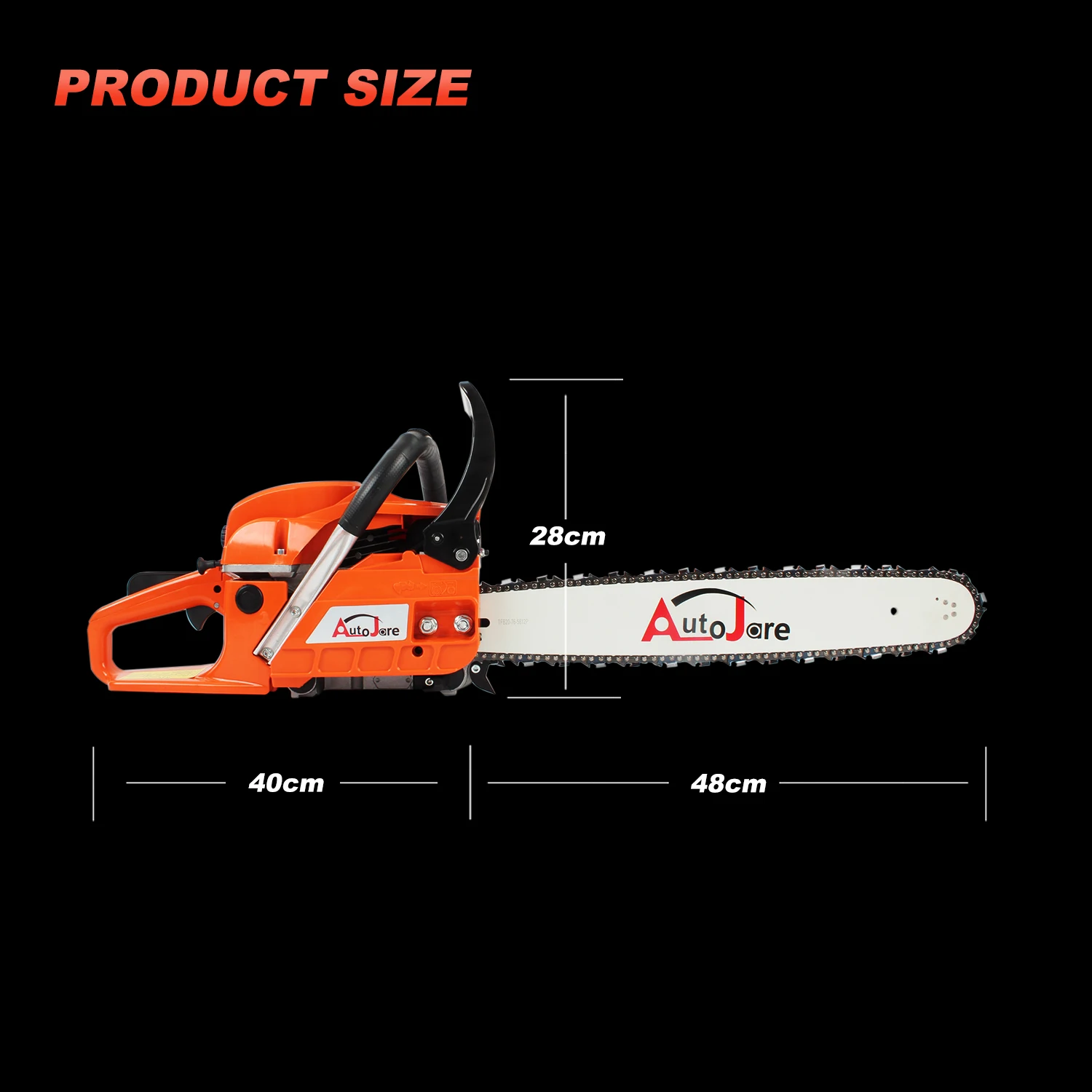 
20 inch chain saw bar of gas chainsaw 5200 