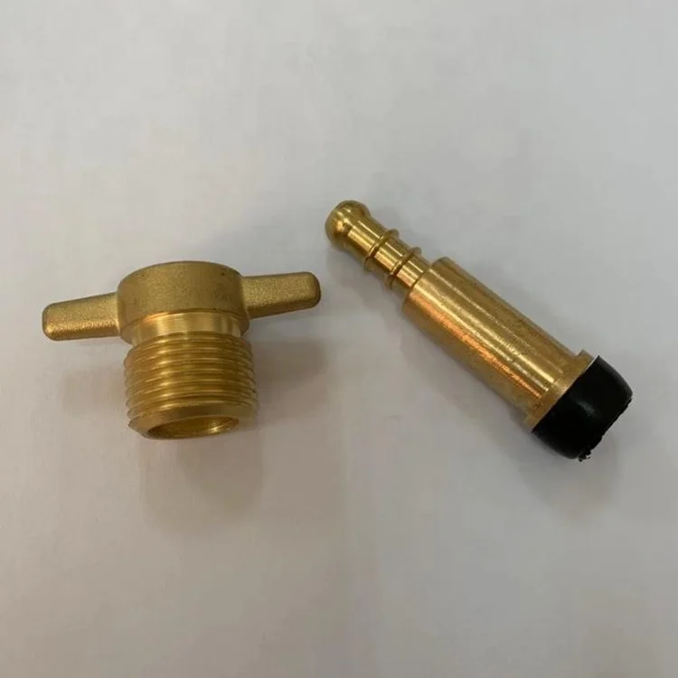10mm size nipple with brass butterfly nuts ,gas coupling