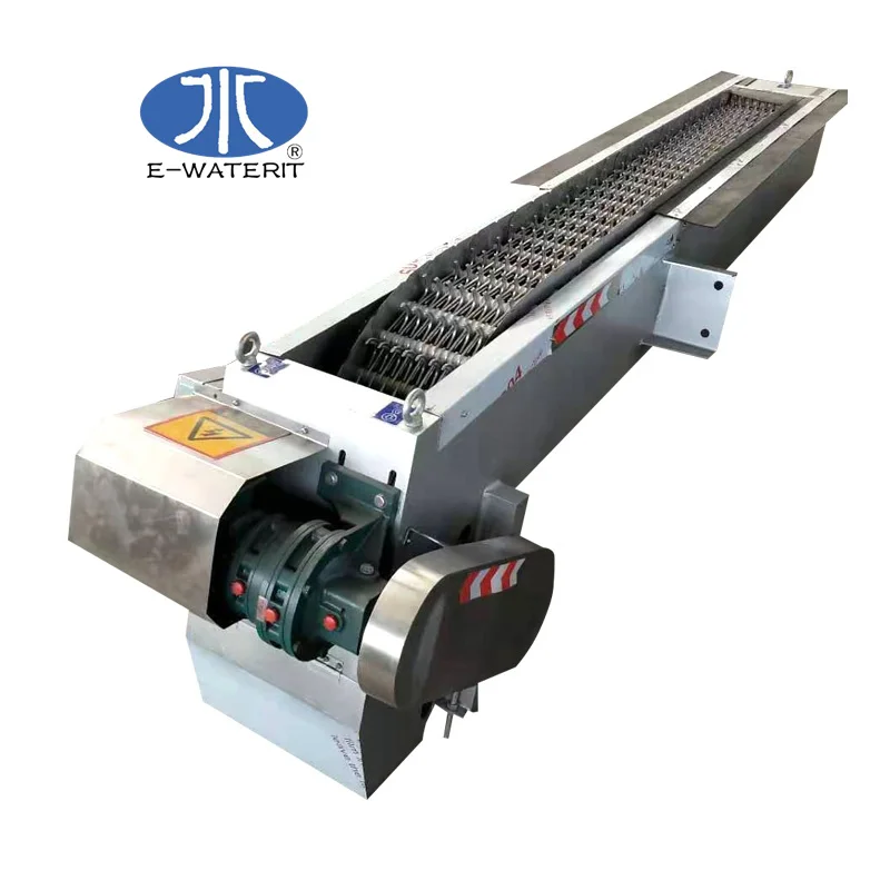 Automatic solid liquid separation rotary bar screen for waste water