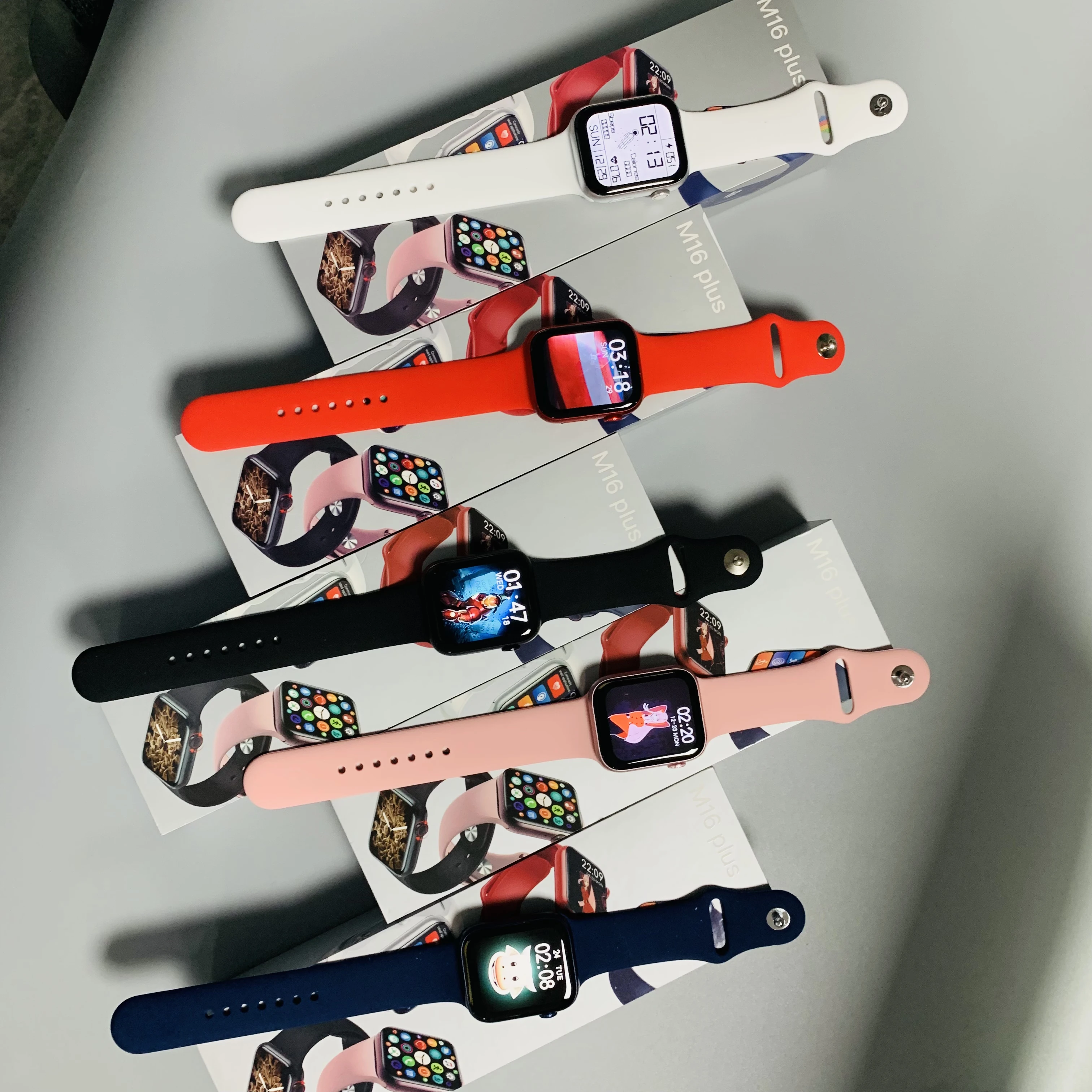 2021New Smartwatch M16plus 1.75 Inch Full Touch Screen Reloj Intelligent Call Watch Series 5 6 Men Women Smart Watch M16 plus