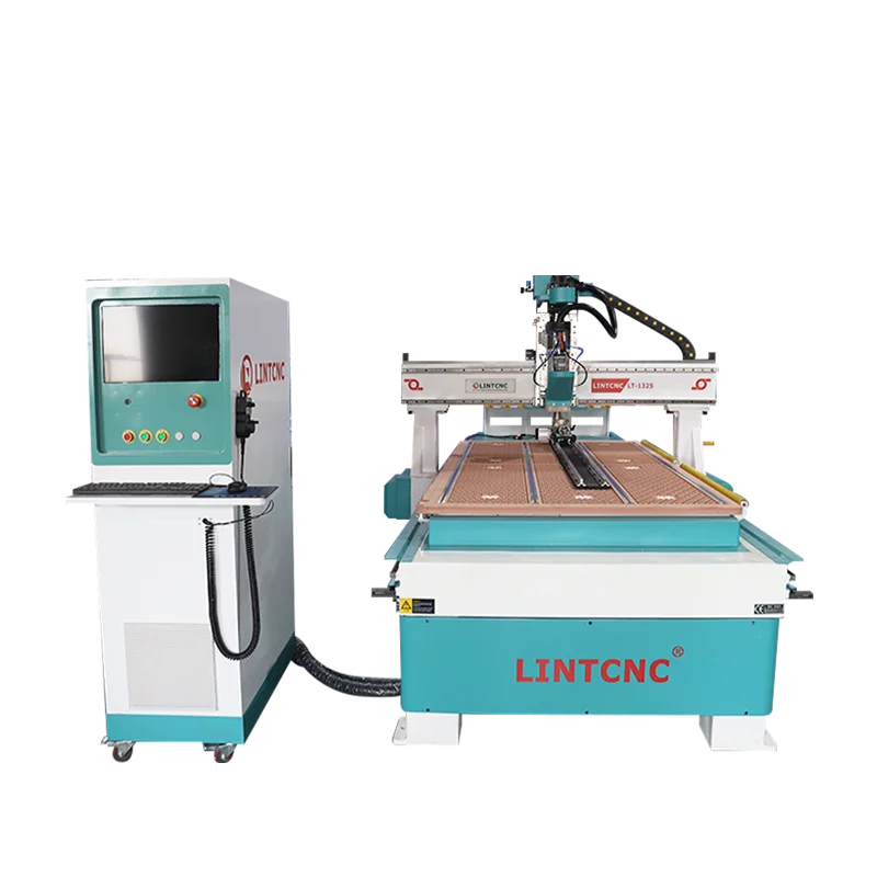 High Configuration 1300*2500mm  tool changer ATC cnc nesting machine  router machine for plywood mdf cutting milling engraving