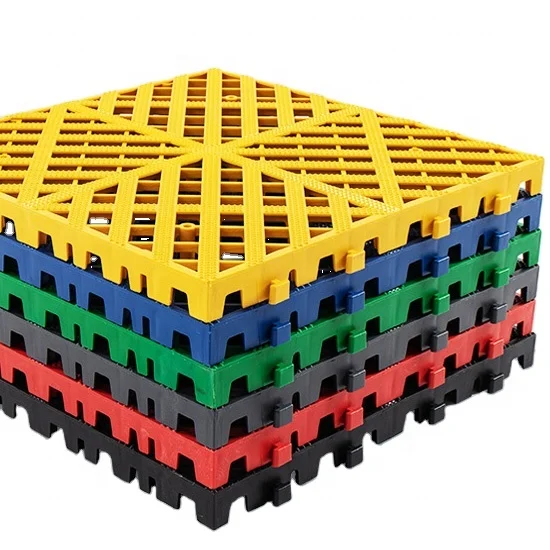 garage parking lot interlocking plastic floor tiles